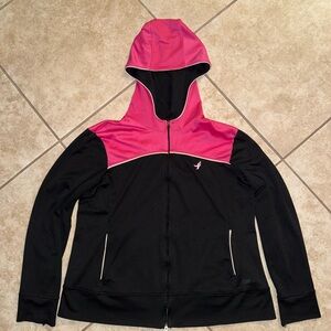 New Balance Vintage OG Pink Black White Jacket Hoodie